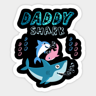 Daddy Shark Sticker